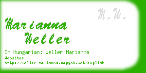 marianna weller business card